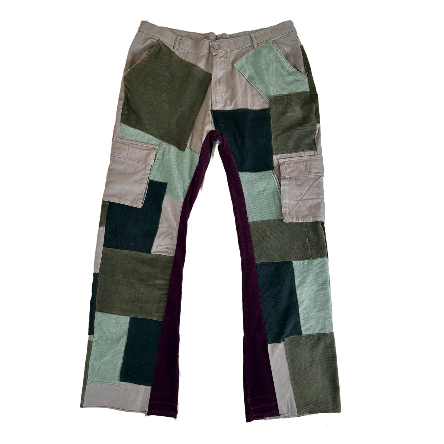 Patchwork Cargo Pants