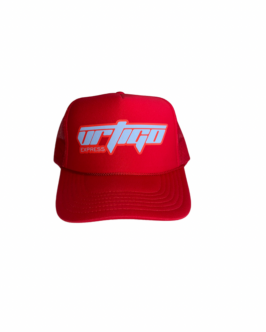 Red VRTIGO Express Trucker Hat